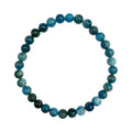 Pulsera Esferas de Apatito Azul - en forma de esfera