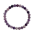 Pulsera Esferas de Lepidolita - en forma de esfera