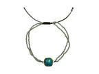 Pulsera Apatito Facetado - pulsera de piedras
