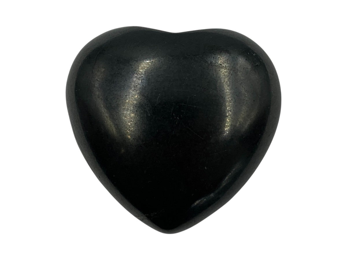 Corazon Puff de Shungita - en forma de corazón