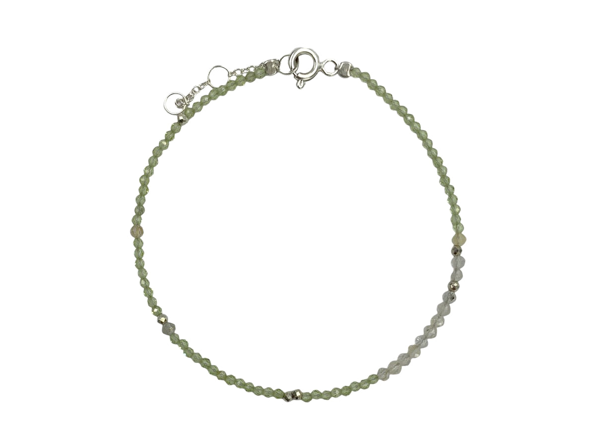 Pulsera de Peridoto - pulsera de piedras