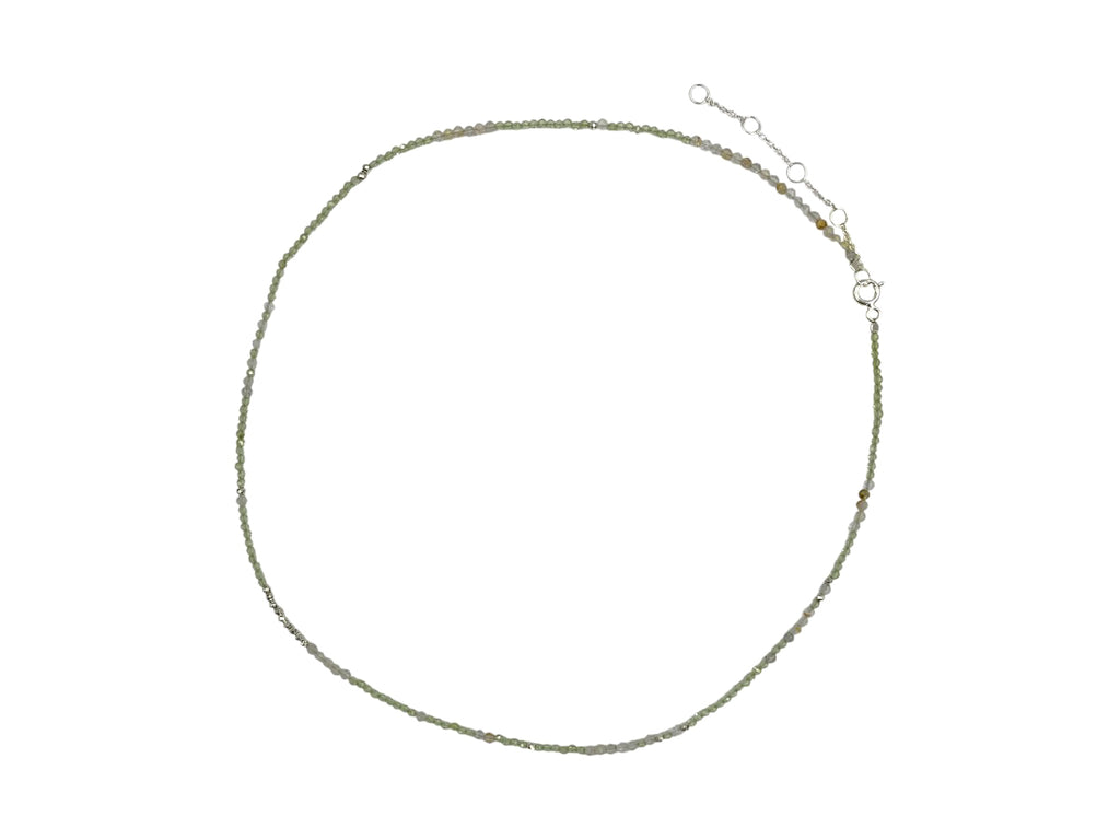 Collar de Peridoto con Citrino - collar con dije