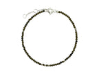 Pulsera de Obsidiana Verde - pulsera de piedras