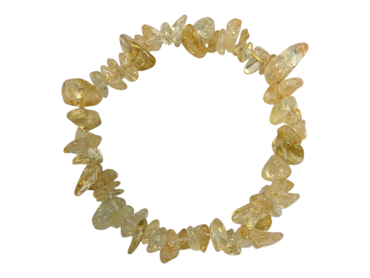 PULSERA CHIPS DE CITRINO