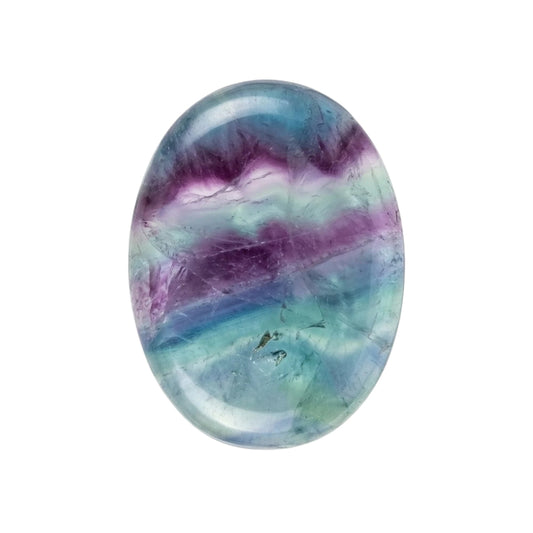 CABUJÓN DE FLUORITA OVAL PULIDO