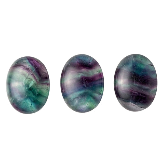 CABUJÓN DE FLUORITA OVAL PULIDO