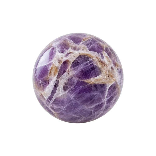 ESFERA DE AMATISTA CHEVRÓN CHICA PULIDA