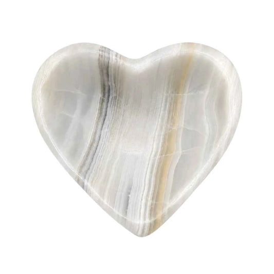 BOWL BOTANERO DE ÓNIX GRIS CORAZÓN PULIDO