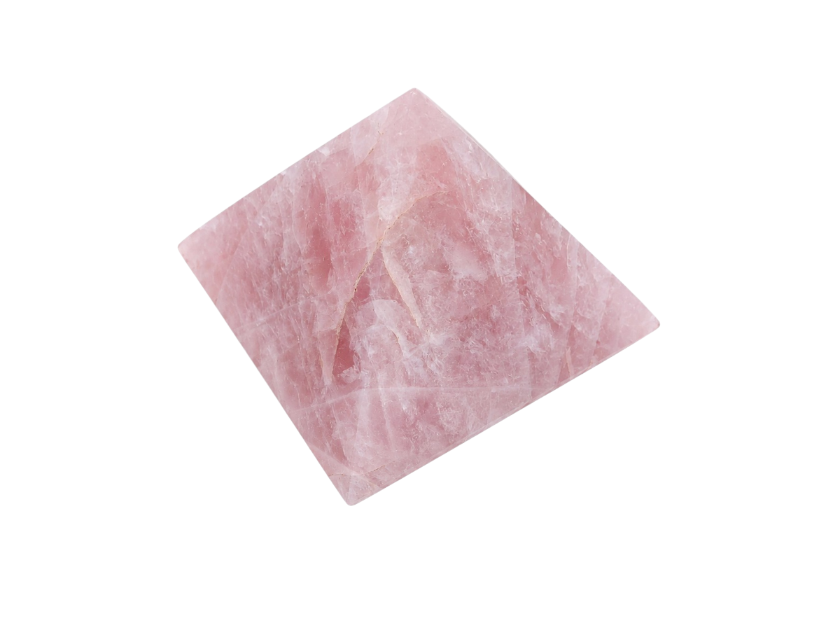 PIRÁMIDE DE CUARZO ROSA