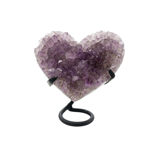 DRUSA DE AMATISTA CORAZÓN BASE HERRERÍA