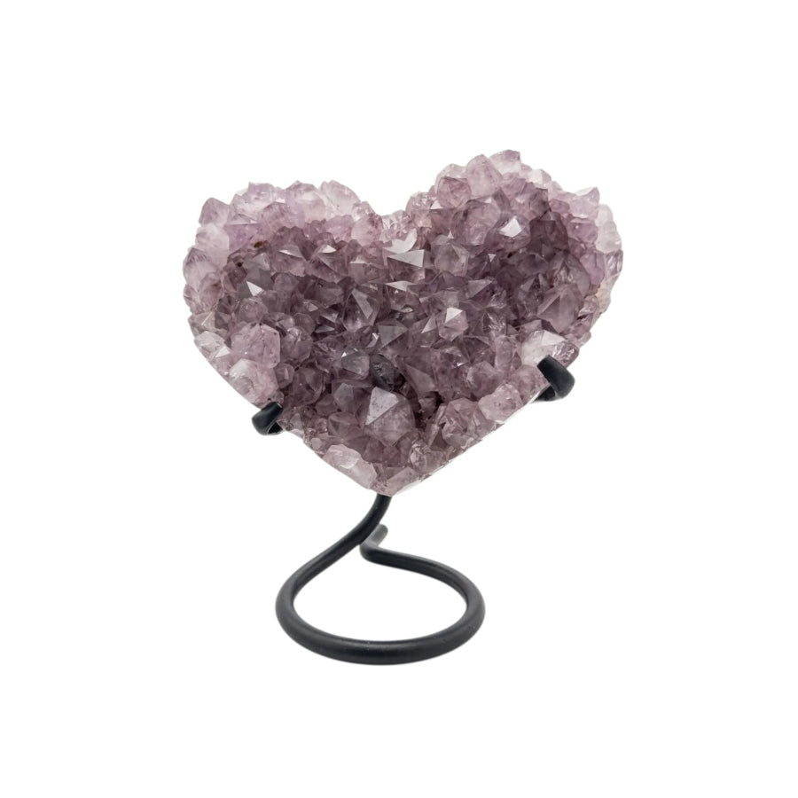 DRUSA DE AMATISTA CORAZÓN  BASE HERRERÍA