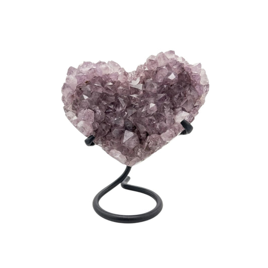 DRUSA DE AMATISTA CORAZÓN  BASE HERRERÍA