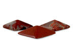 Set de Tres Pirámides Mini de Jaspe Rojo Pulidas - en forma de pirámide