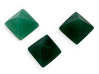 Set de Tres Pirámides de Aventurina Verde en Punta Mini - vista lateral