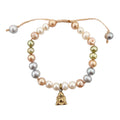 PULSERA PERLAS DIJE BUDA