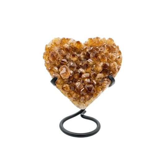 CORAZÓN DRUSA DE CITRINO