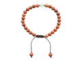 Pulsera Caballero Jaspe Rojo - pulsera de piedras