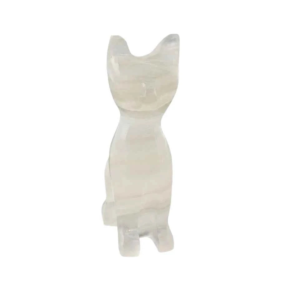 FIGURA GATO DE ÓNIX ÁMBAR CHICO