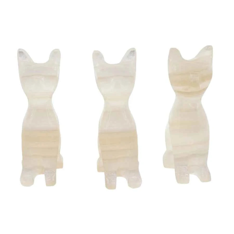 FIGURA GATO DE ÓNIX ÁMBAR CHICO