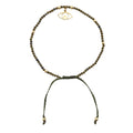 PULSERA DAMA DE OBSIDIANA VERDE
