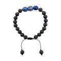 PULSERA CABALLERO PIEDRA VOLCÁNICA