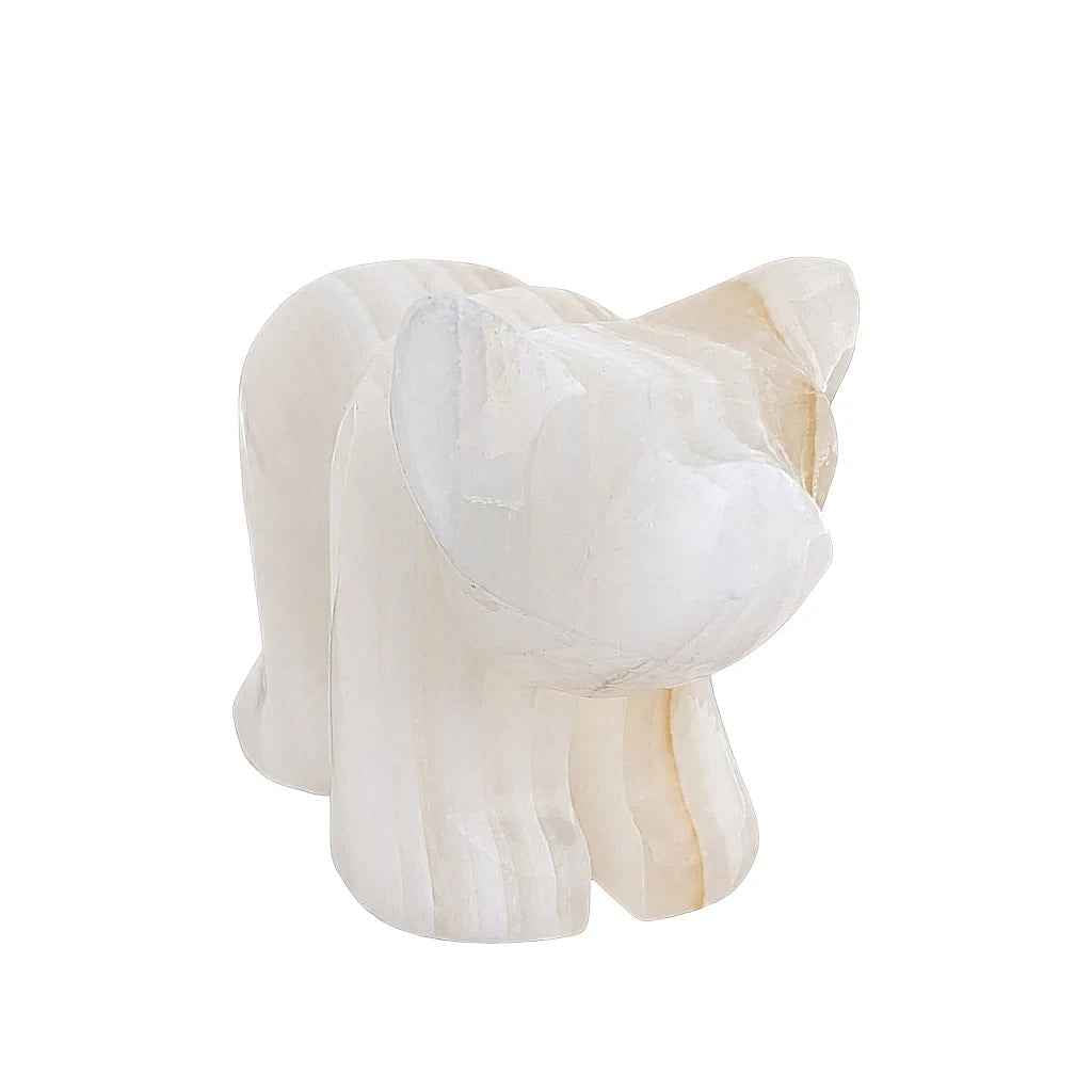 FIGURA OSO GRIZZLY DE ONIX BLANCO