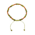 PULSERA DE GRANATE GROSULAR CON HESSONITA