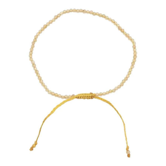 PULSERA ESFERAS DE CITRINO