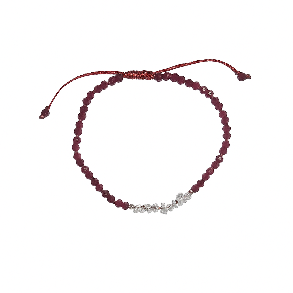 Pulsera de Onix Rubi - pulsera de piedras