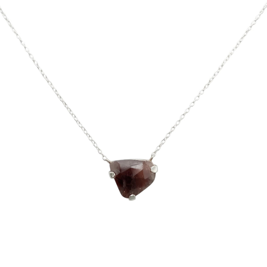 COLLAR PLATA .925 CENTRO ZAFIRO