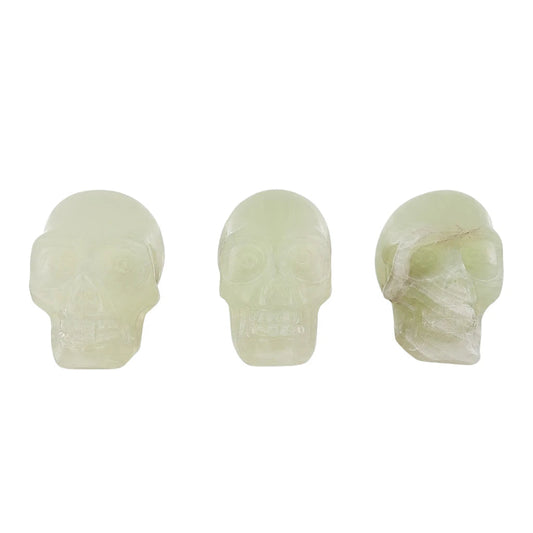 FIGURA CRÁNEO DE ÓNIX VERDE