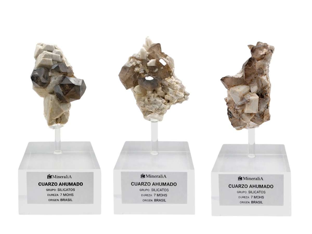 ESPÉCIMEN DE CUARZO AHUMADO