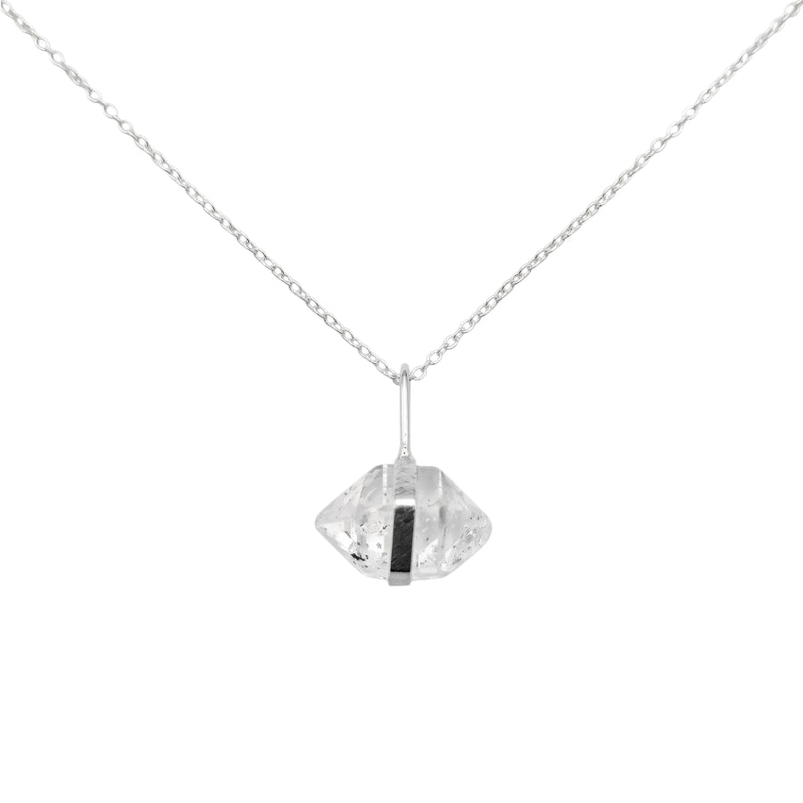 COLLAR PLATA .925 CENTRO HERKIMER