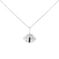 COLLAR PLATA .925 CENTRO HERKIMER