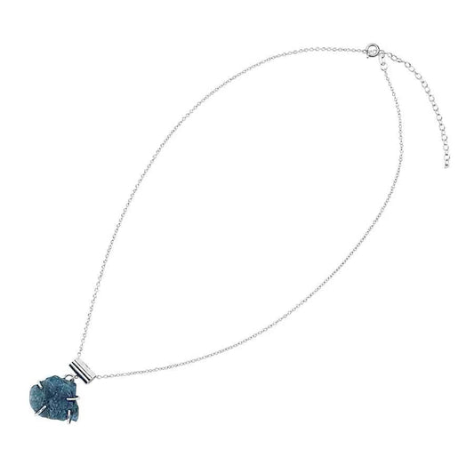 COLLAR PLATA .925 CENTRO APATITO