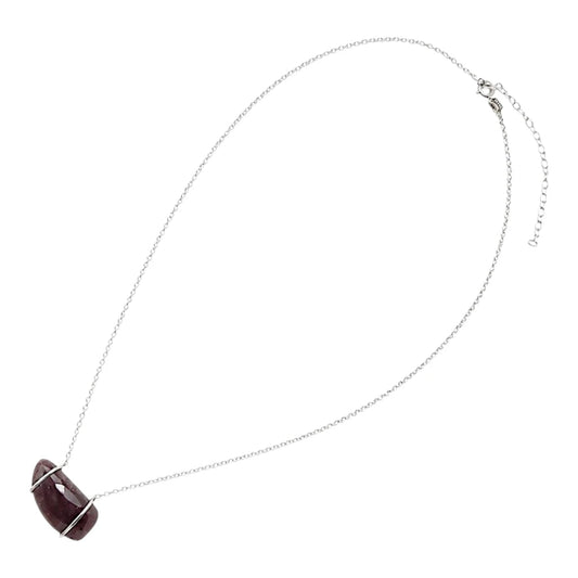 COLLAR CENTRO ZAFIRO FACETADO
