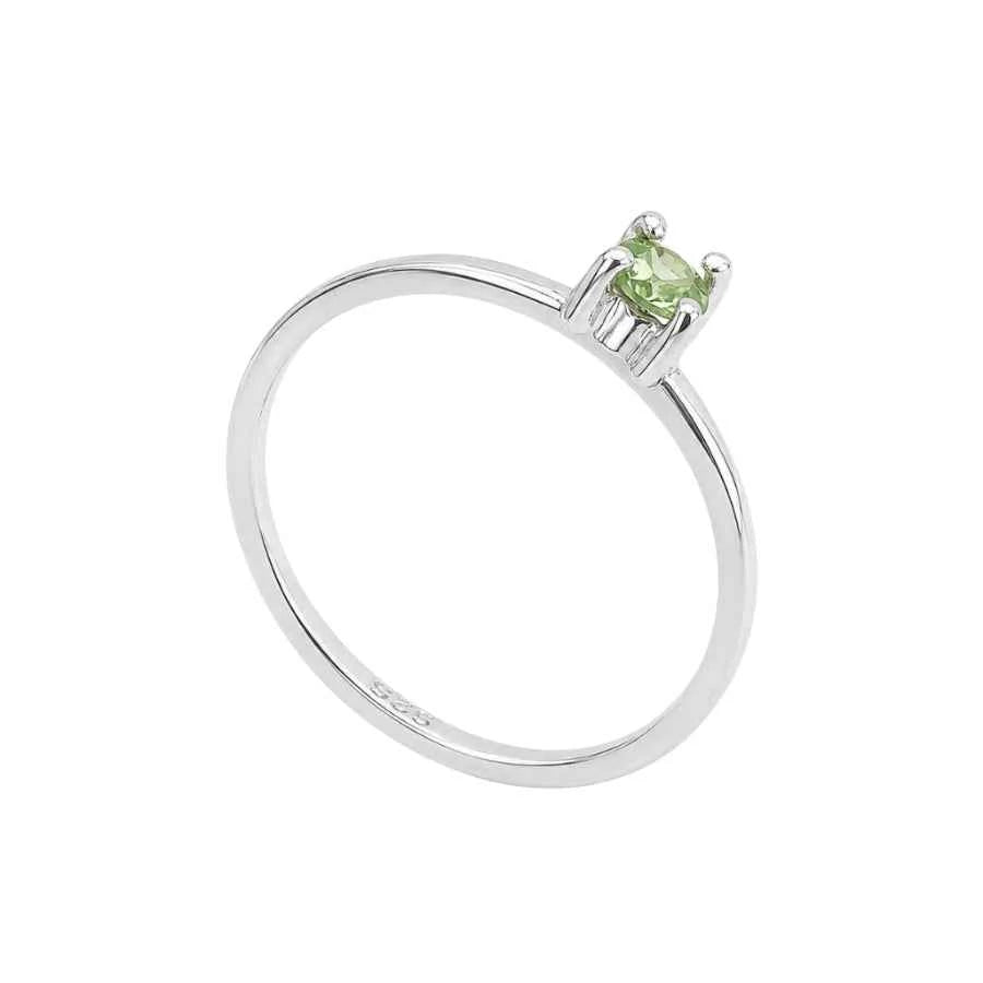 ANILLO DE PLATA .925 CON CENTRO ZAFIRO
