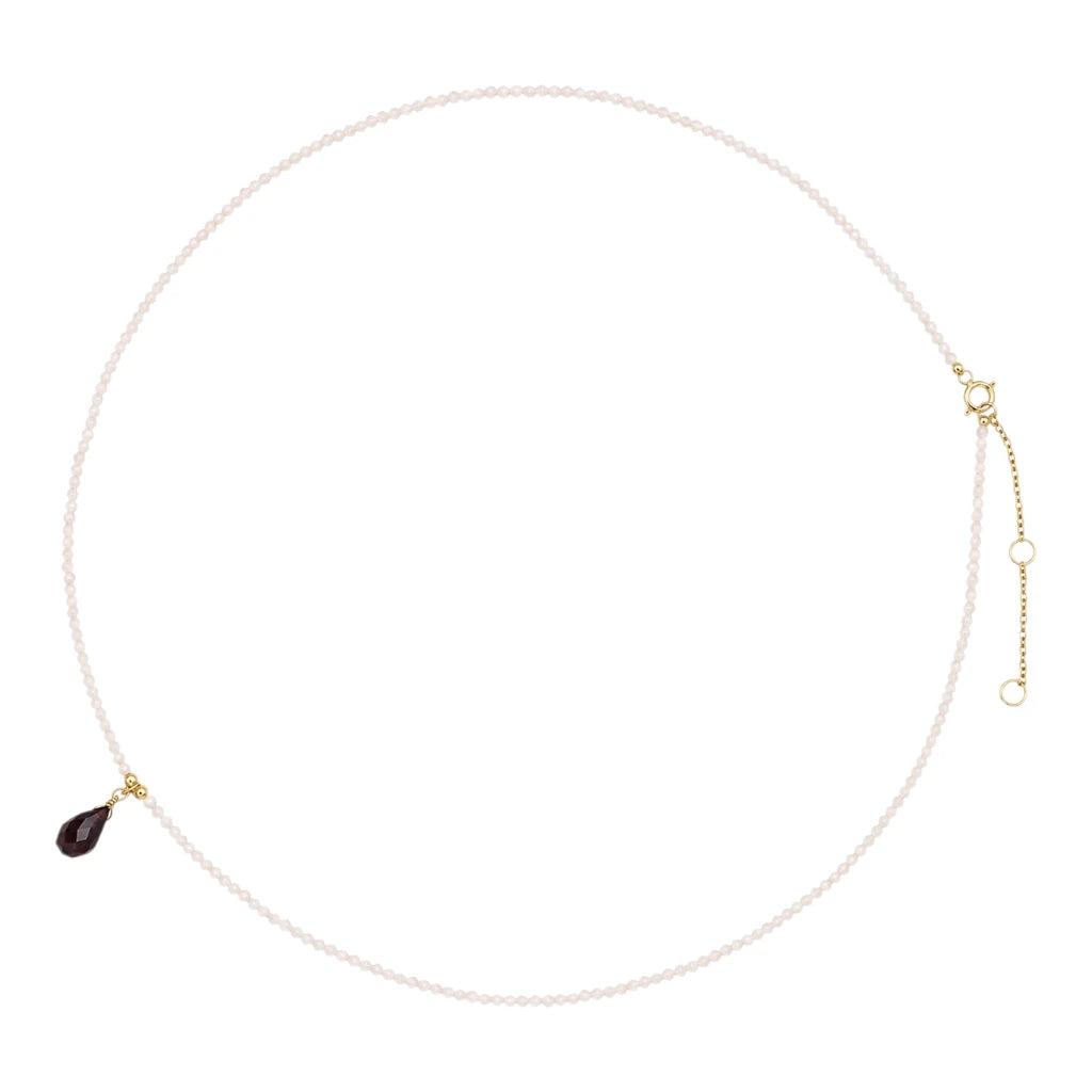 COLLAR DE MORGANITA ROSA