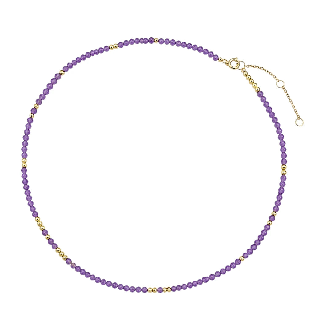 COLLAR CORTO AMATISTA