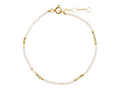PULSERA CUARZO RUTILADO-PERIDOTO