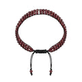 PULSERA TEJIDA DE GRANATE