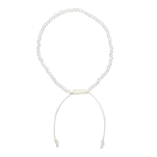 PULSERA DE TOPACIO BLANCO