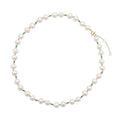 COLLAR DE PERLAS Y ÓNIX VERDE