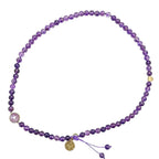 PULSERA TRIPLE DE AMATISTA