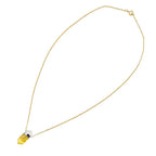 COLLAR CORTO DIJE PUNTA CITRINO