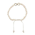 PULSERA PERLA CENTRO INFINITO