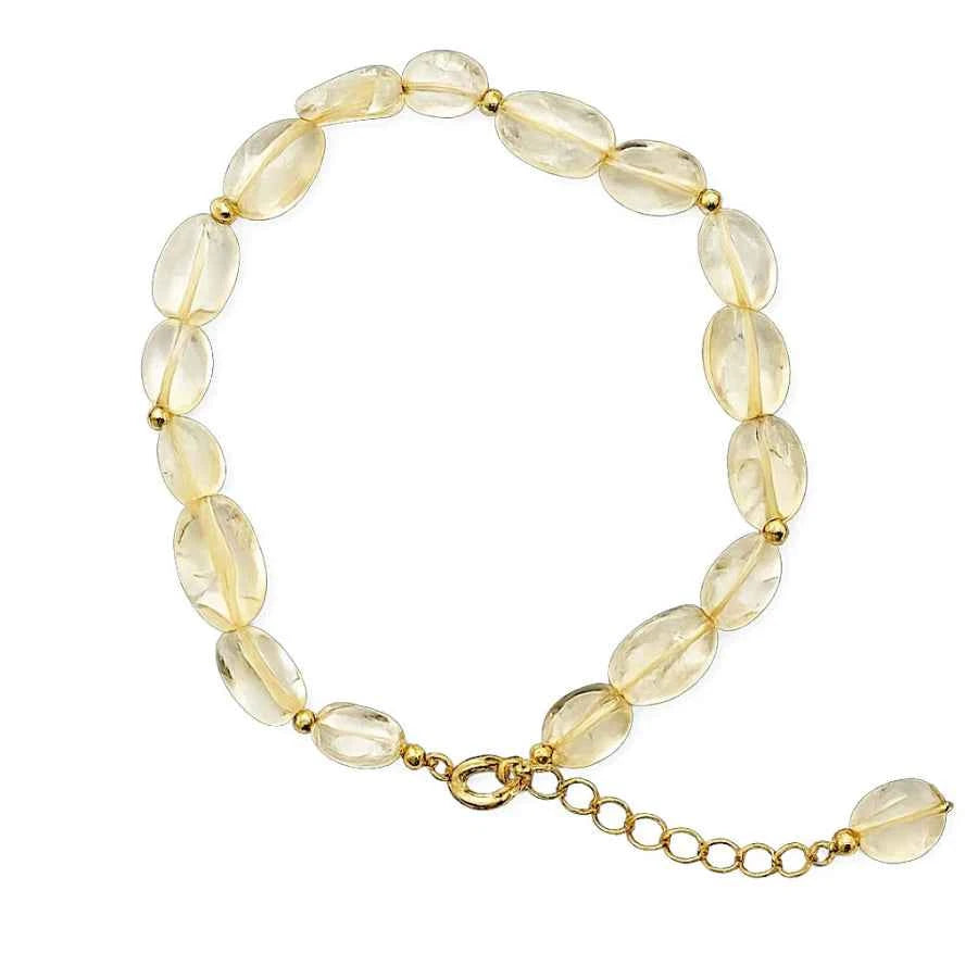 PULSERA NUGGET DE CITRINO