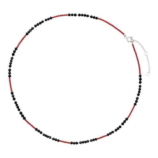 COLLAR ESERAS DE ESPINELA-CORAL ROJO