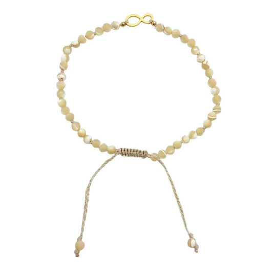 PULSERA ESFERA PERLA MADRE