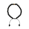 PULSERA ESFERAS PIEDRA VOLCANICA